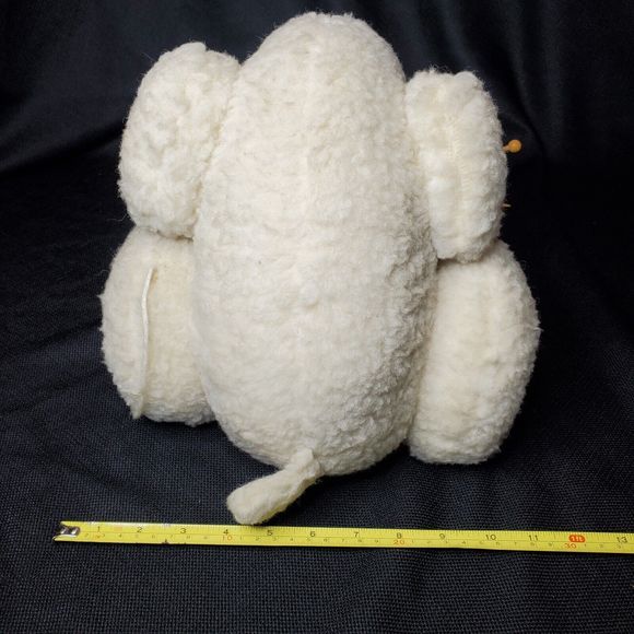 Plush Knitting Granny Sheep Stuffed Animal Black White Knit Needle Sewing 14” - Picture 11 of 16